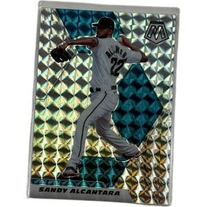 Sandy Alcantara 2022 Mosaic Mosaic Silver Prizm #117 Marlins